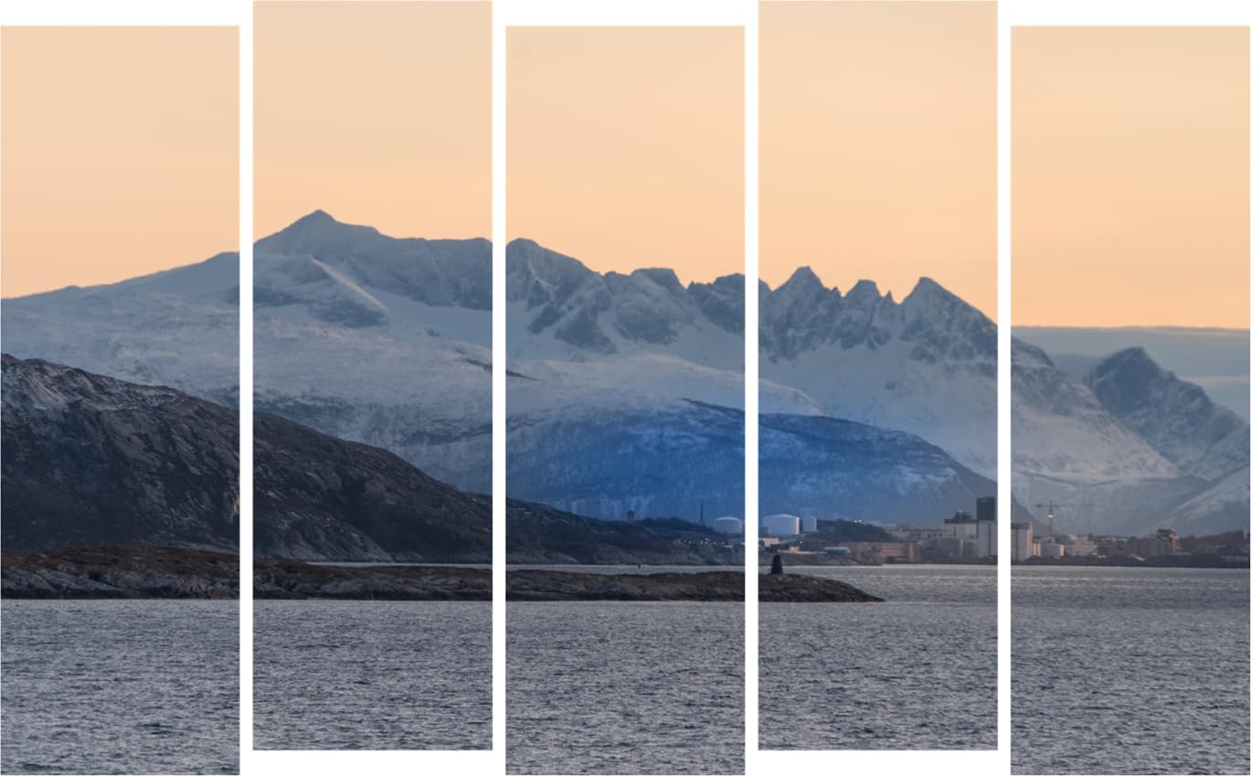 Peak-tacular Multi-Frame Mountains Framed Wall Art