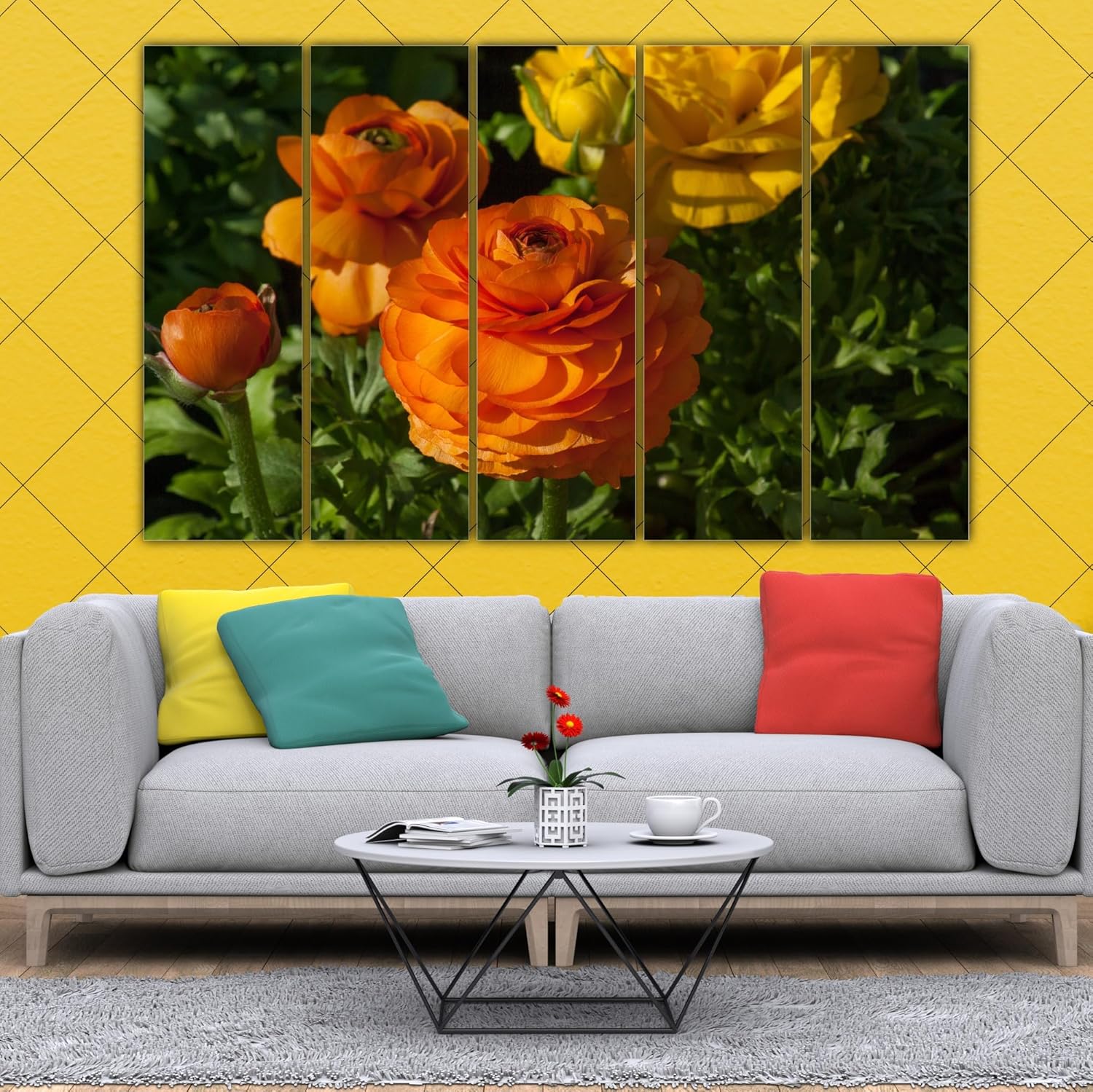 Flower Power Photography Framed Wall Art That'll Make Your Walls Bloom - detailed close-up of vibrant petals and matte-laminated finish.