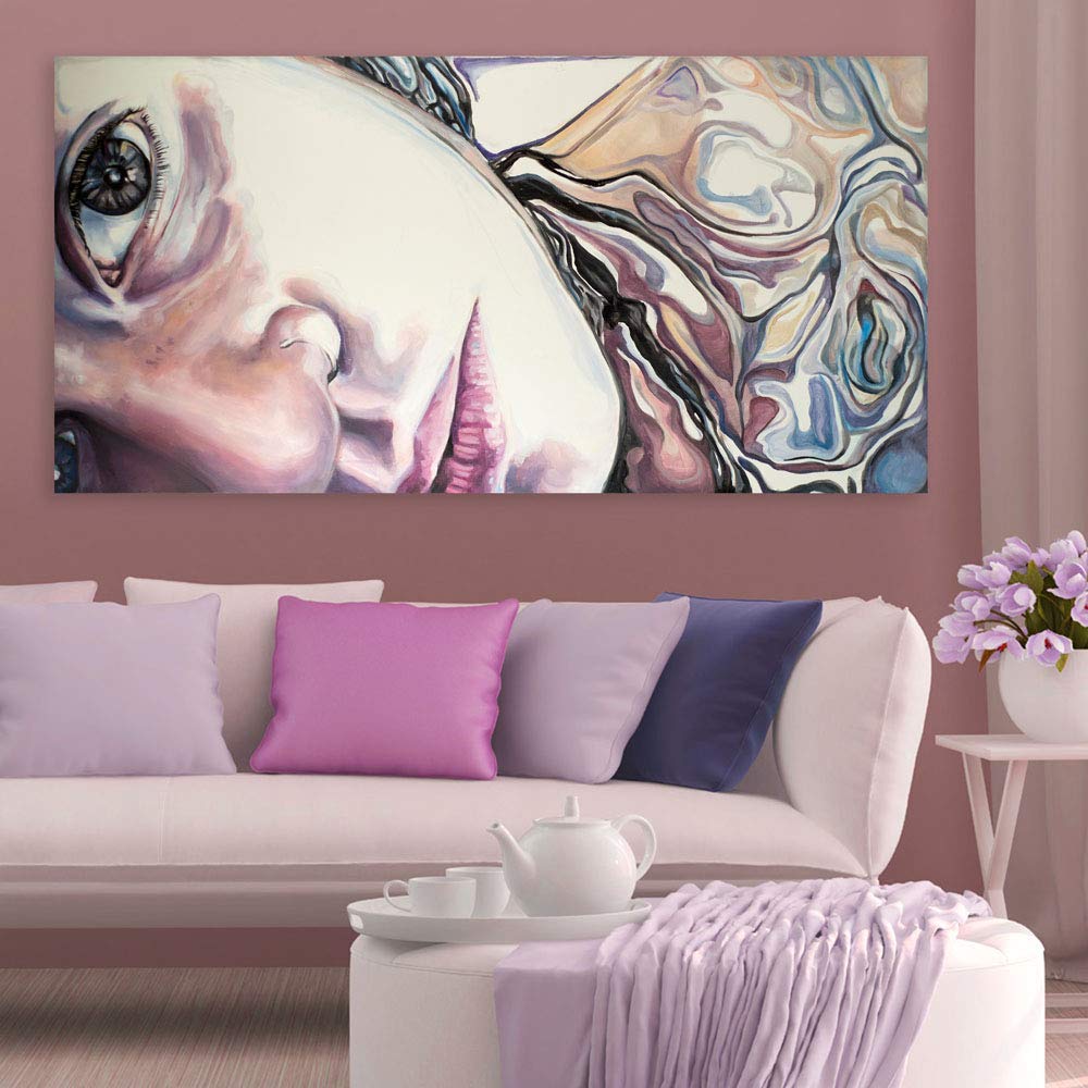 Nosering Nirvana: Framed Woman Wall Art That'll Steal the Scene (85x40.5cm)