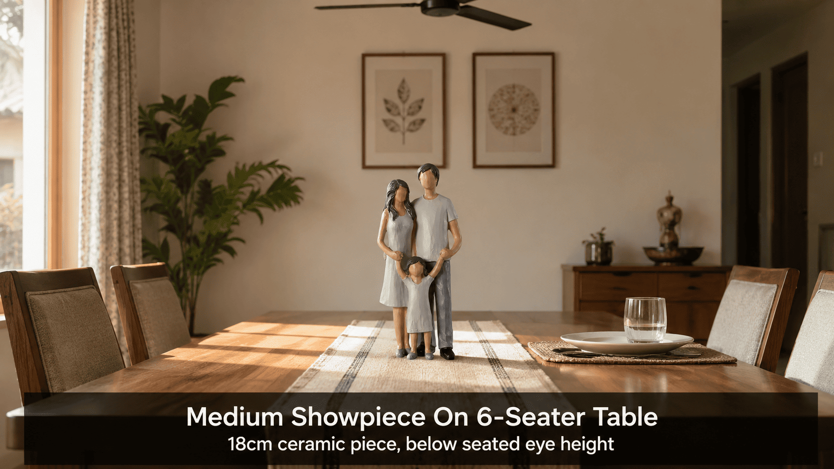 How to Choose the Right Size Dining Table Centerpiece for Indian Homes