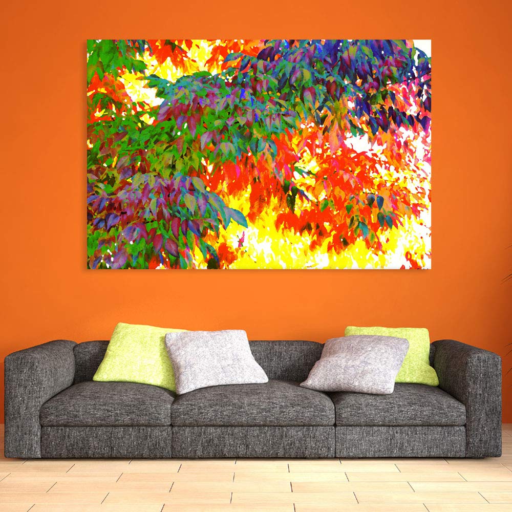 Shop Nature-tastic Abstract Canvas That'll Make Your Walls Dance | Moolwan