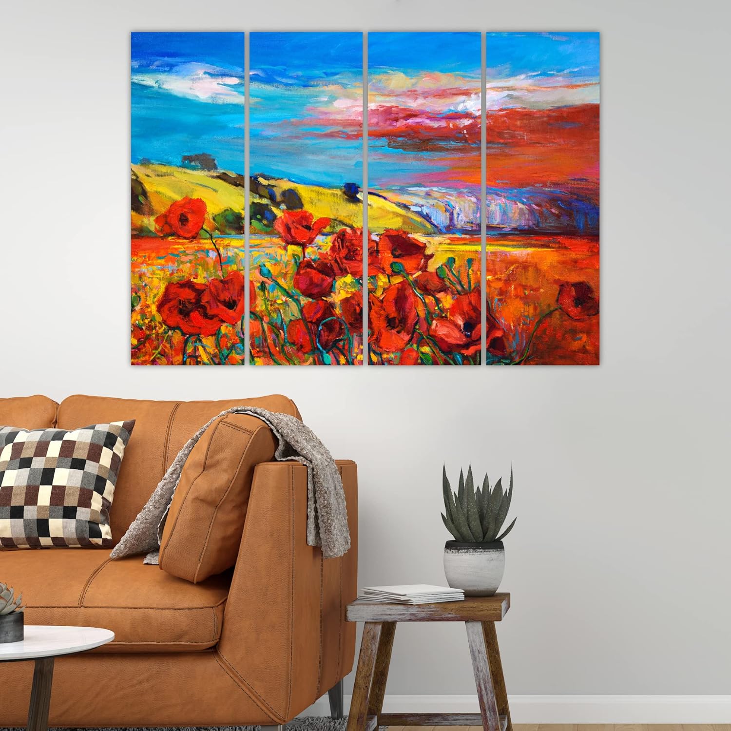 Shop Branch Out Your Walls: 4-Panel Nature Framed Wall Art | Moolwan