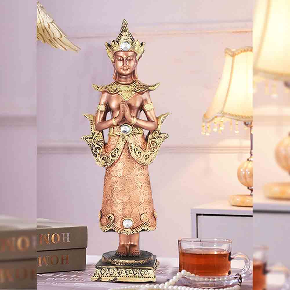 Resin Buddha Idol Multicolour Online