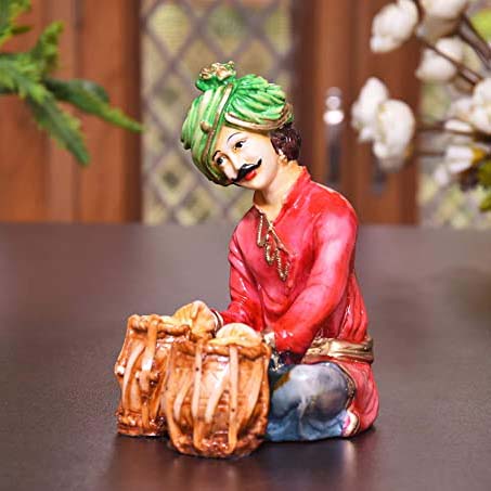 Decorative Rajasthani Couple Figurine