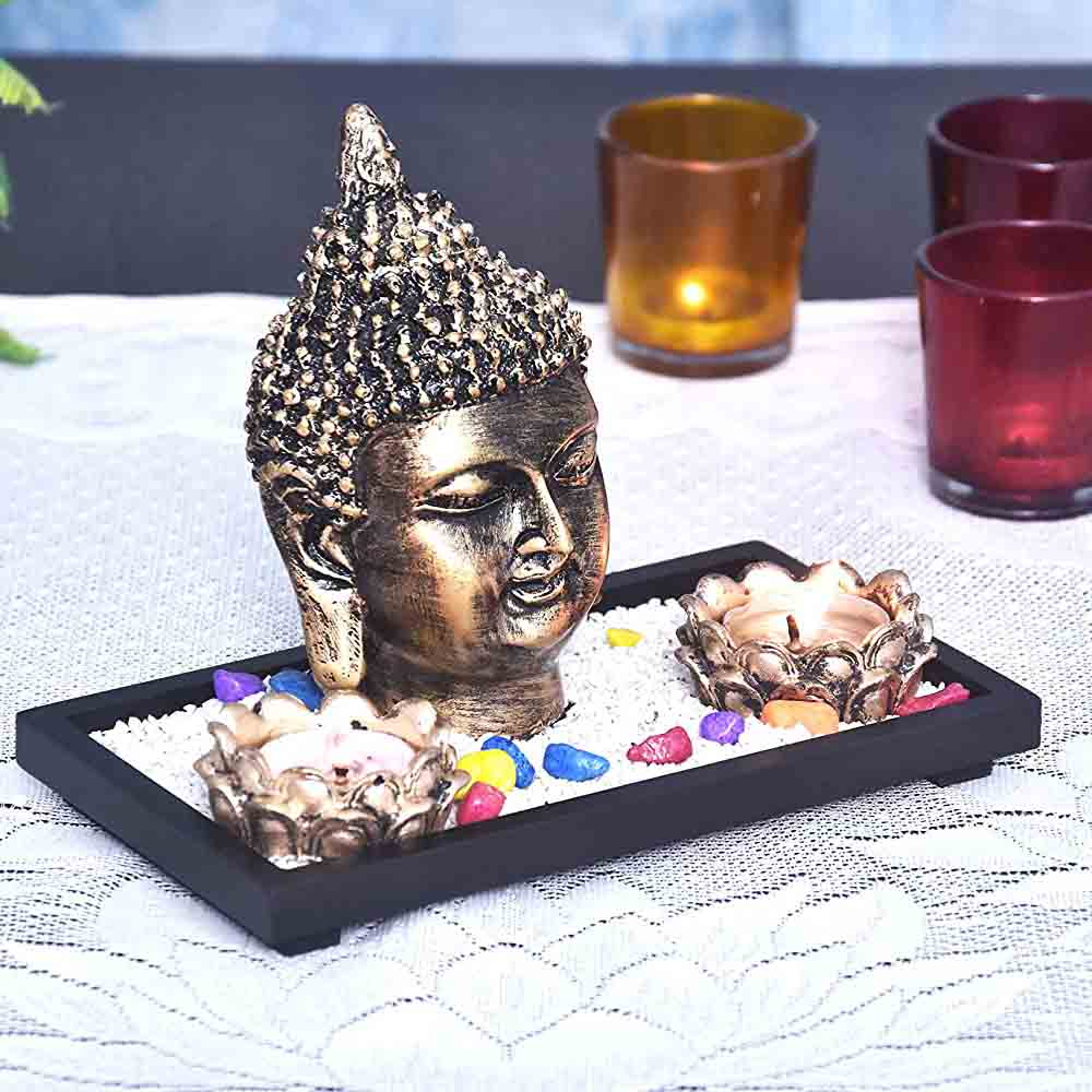 Antique Buddha Face Idol