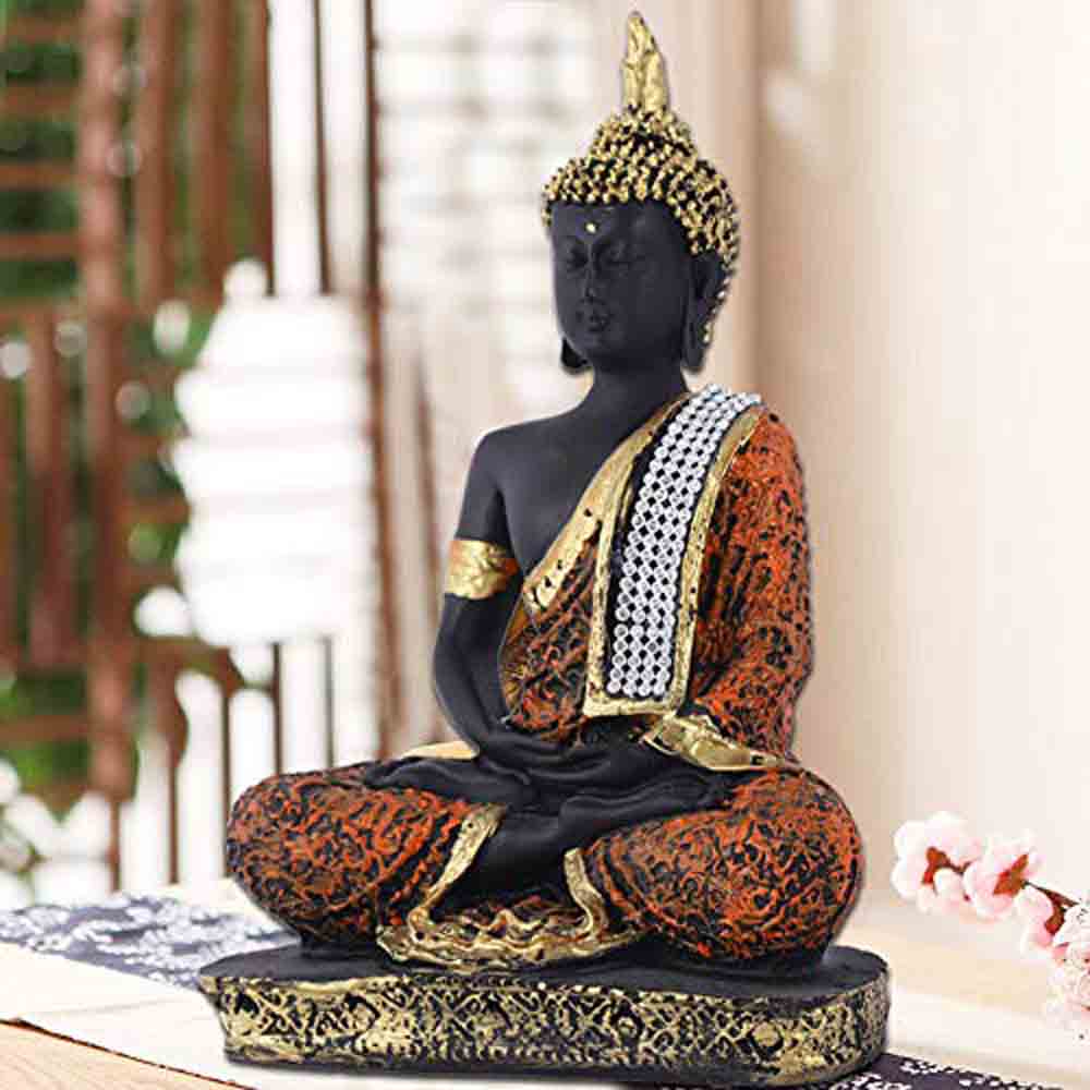 Black Buddha Figurine