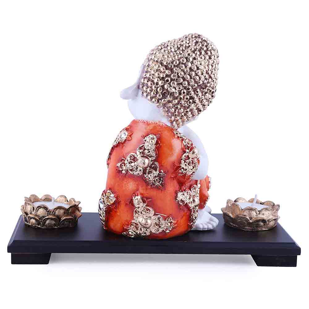 Colorful Polyresin Baby Buddha Idol