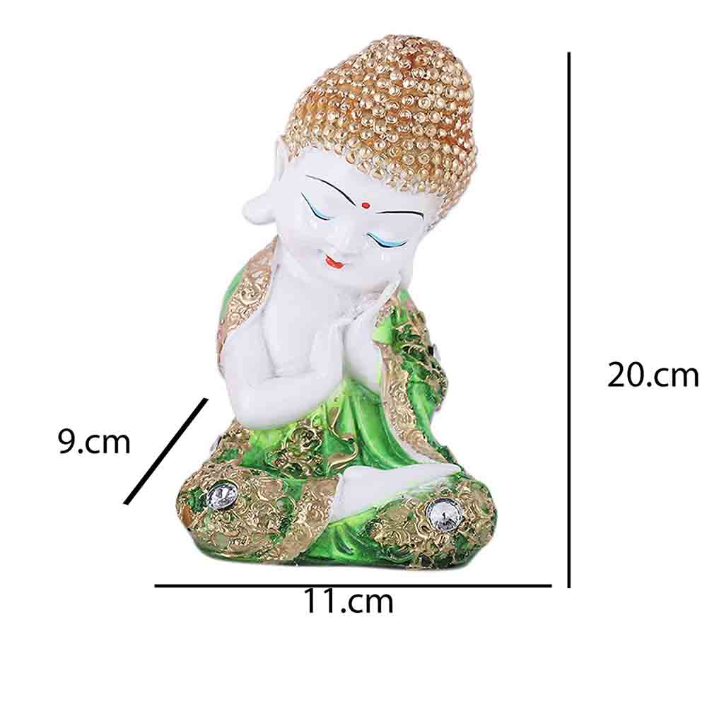 Multicolor Resin Buddha Statue