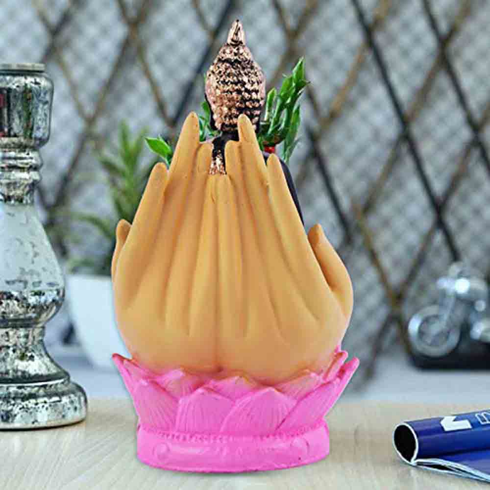 Palm Buddha Figurine For Home