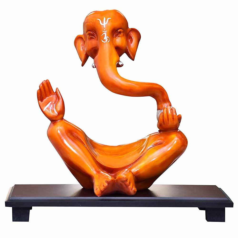 Modern Design Ganesha Showpiece on Tray