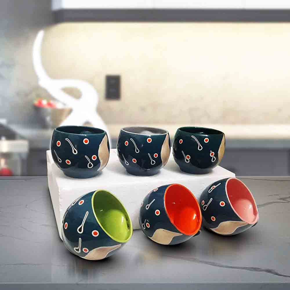 Charming Tea Cups Set of 6 Online