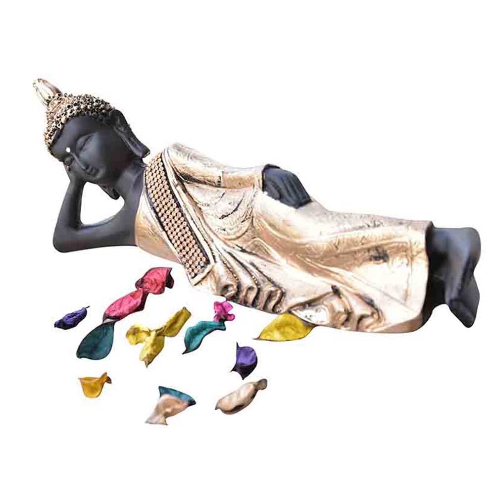 Divine Resting Buddha Idol Golden Online