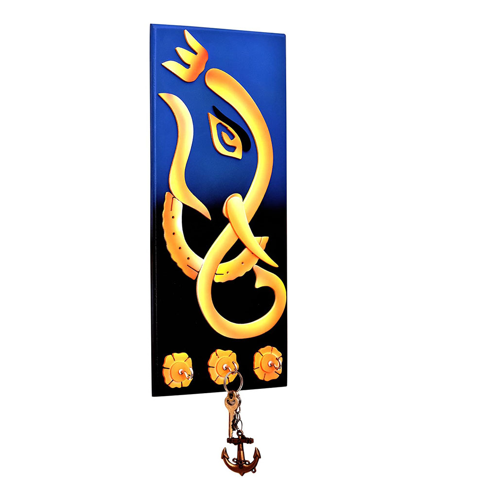 Ganesha Wall Hanging With Key Holder