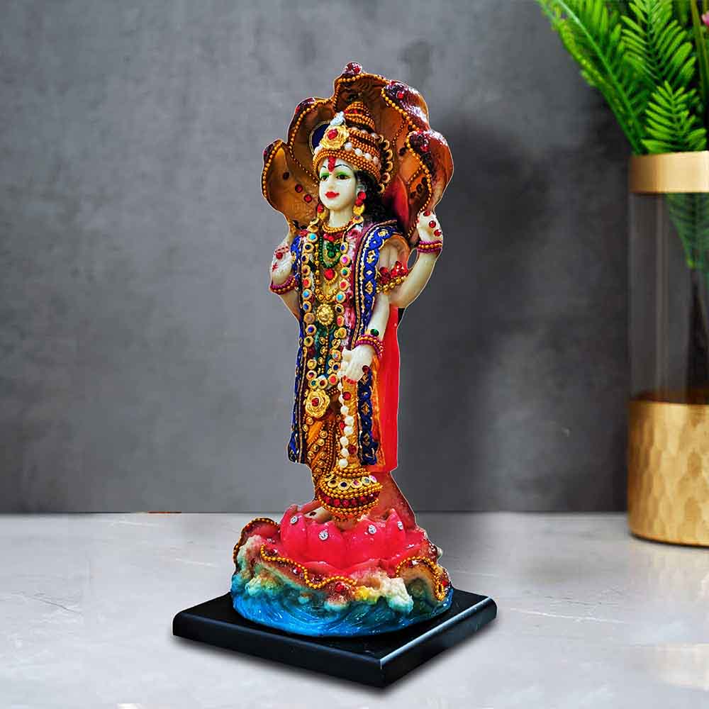 Brass Shri Lord Krishna Idol in Standing Pose