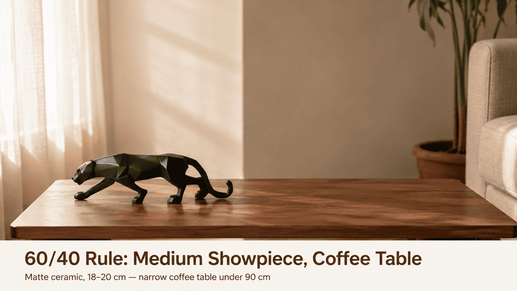 How to Choose the Right Size Showpiece for a Small Indian Living Room