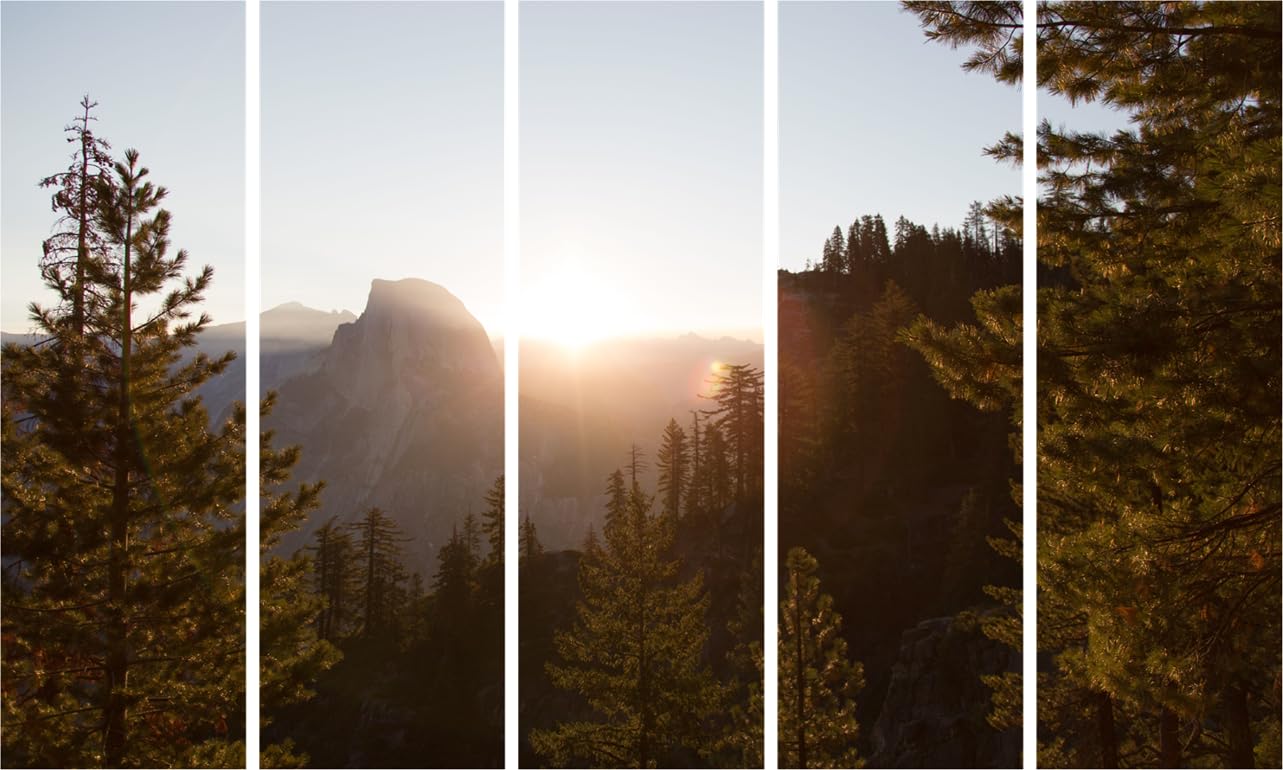 Peak-tacular Multi-Frame Mountain Wall Art