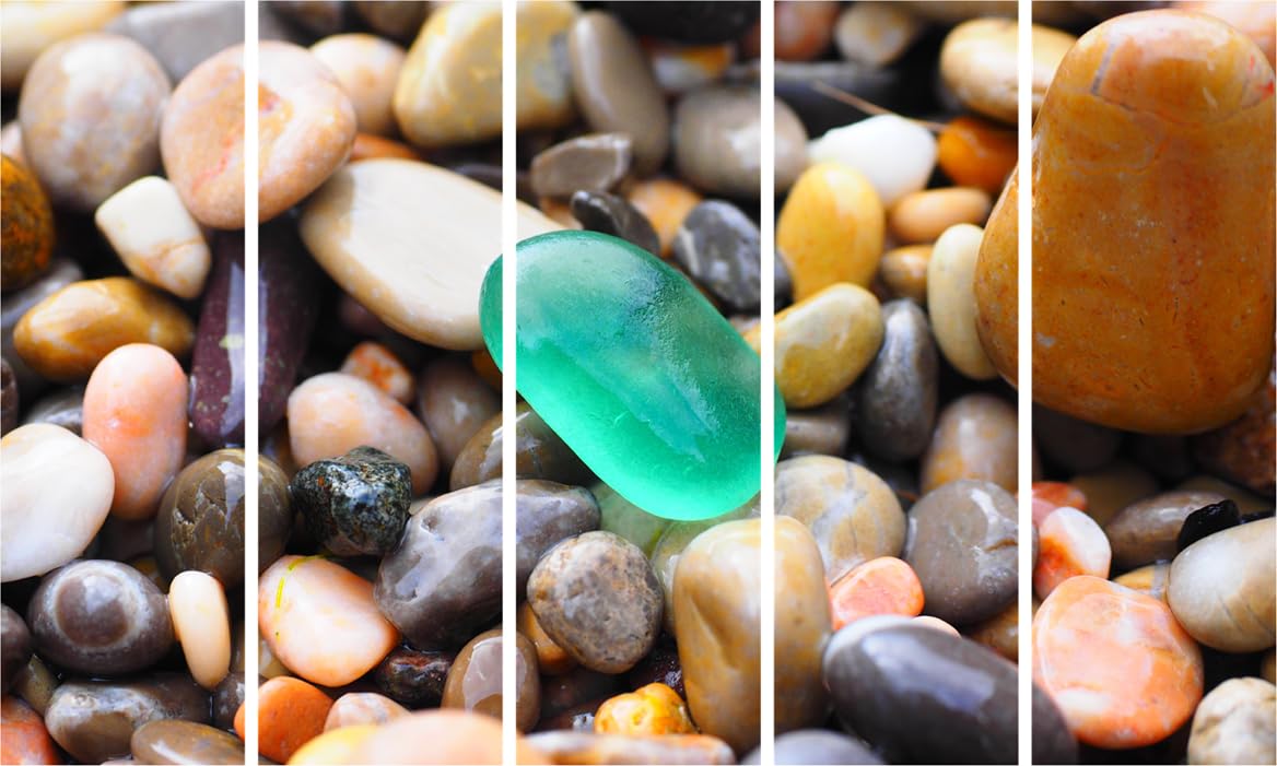 Stone-Popping Photography Framed Wall Art Fiesta  Multi-Frame Stones Spectacle