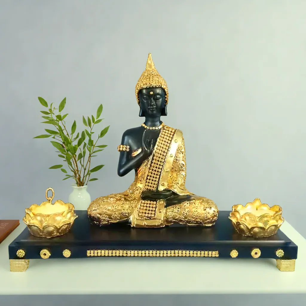 Buddha Bliss: 15 Statue Colors to Skyrocket Your Office Success