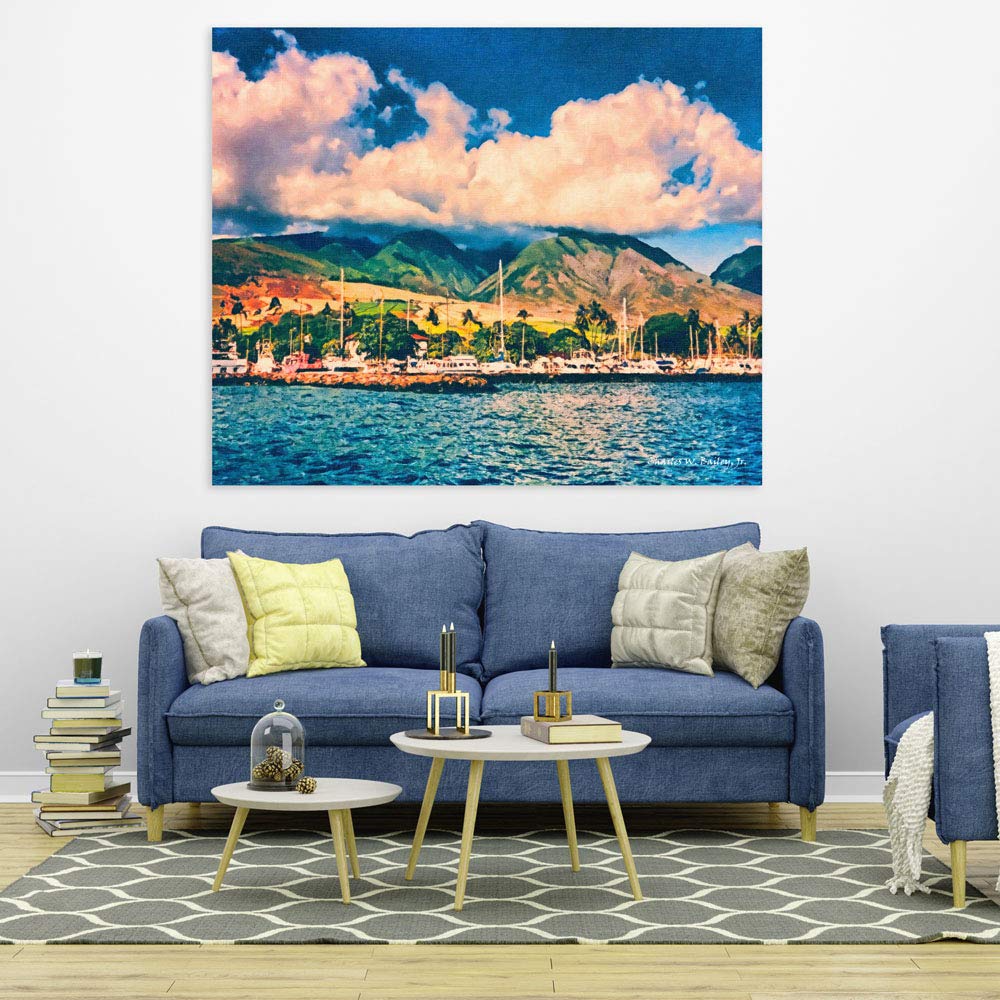 Island-credible Unframed Wall Art That'll Make Your Room Say Ahh-mosphere (91x76cm Canvas)