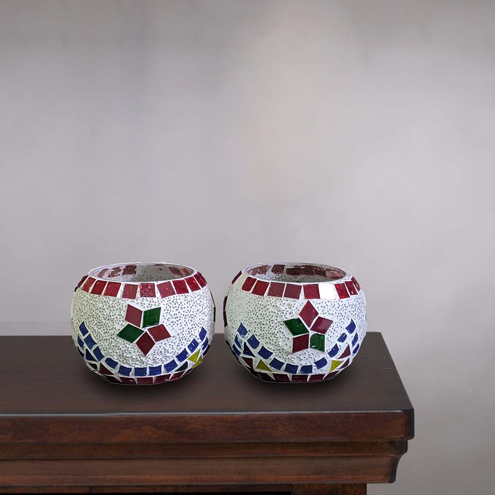 A Pair of Fancy Tea Light Holders
