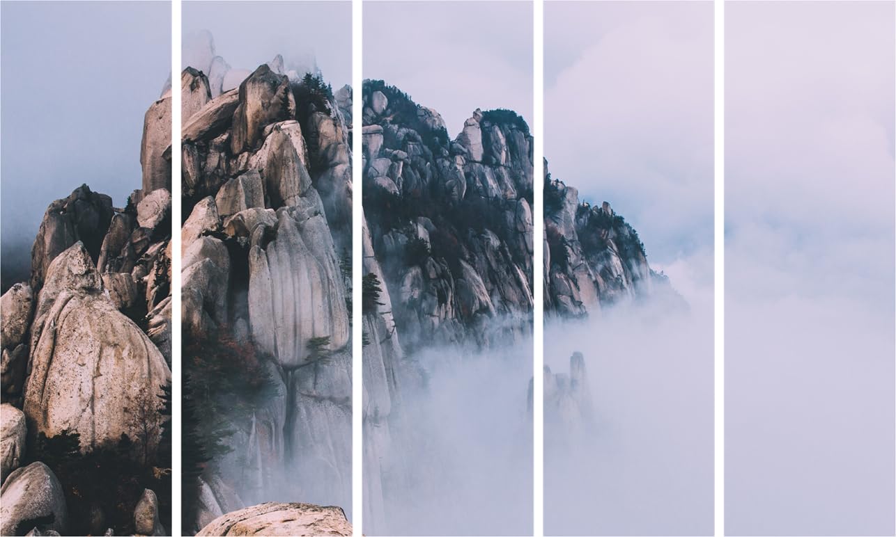 Himalaya High-Five: Multi-Frame Framed Photography Wall Art