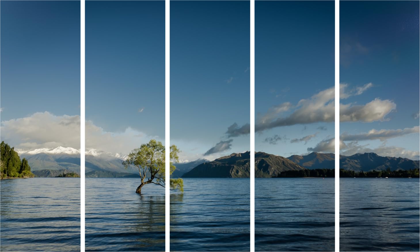 Sea-quel to Serenity: 5-Panel Framed Sea Abstract Photography Wall Art Thatll Make Your Walls Wave Hello!