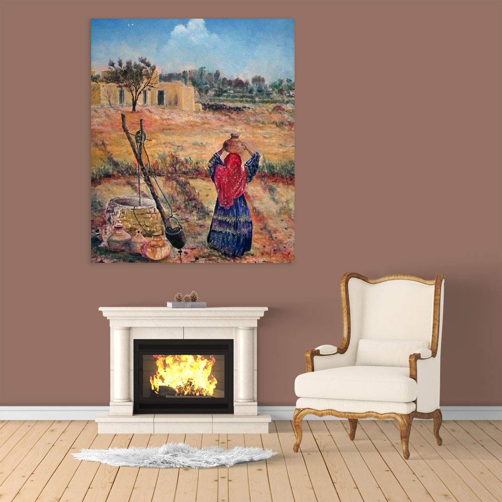 Close-up of Countryside-tastic Unframed Wall Art for Women Who Wander showcasing vibrant pastures