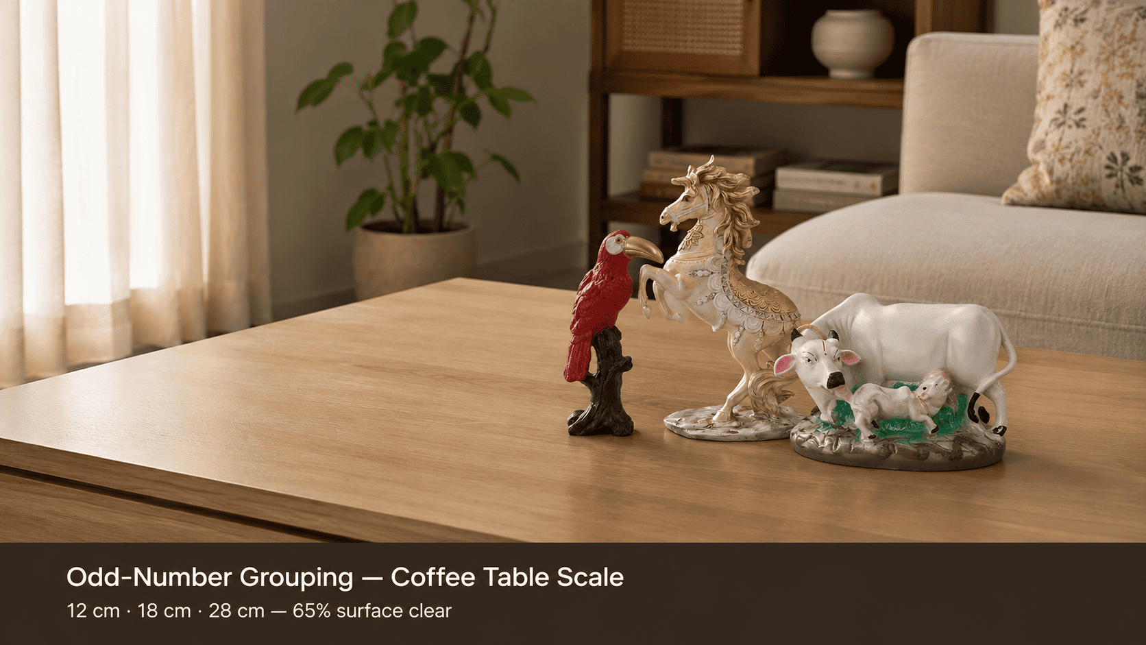 How to Style Multiple Sculptures Together Without Visual Clutter
