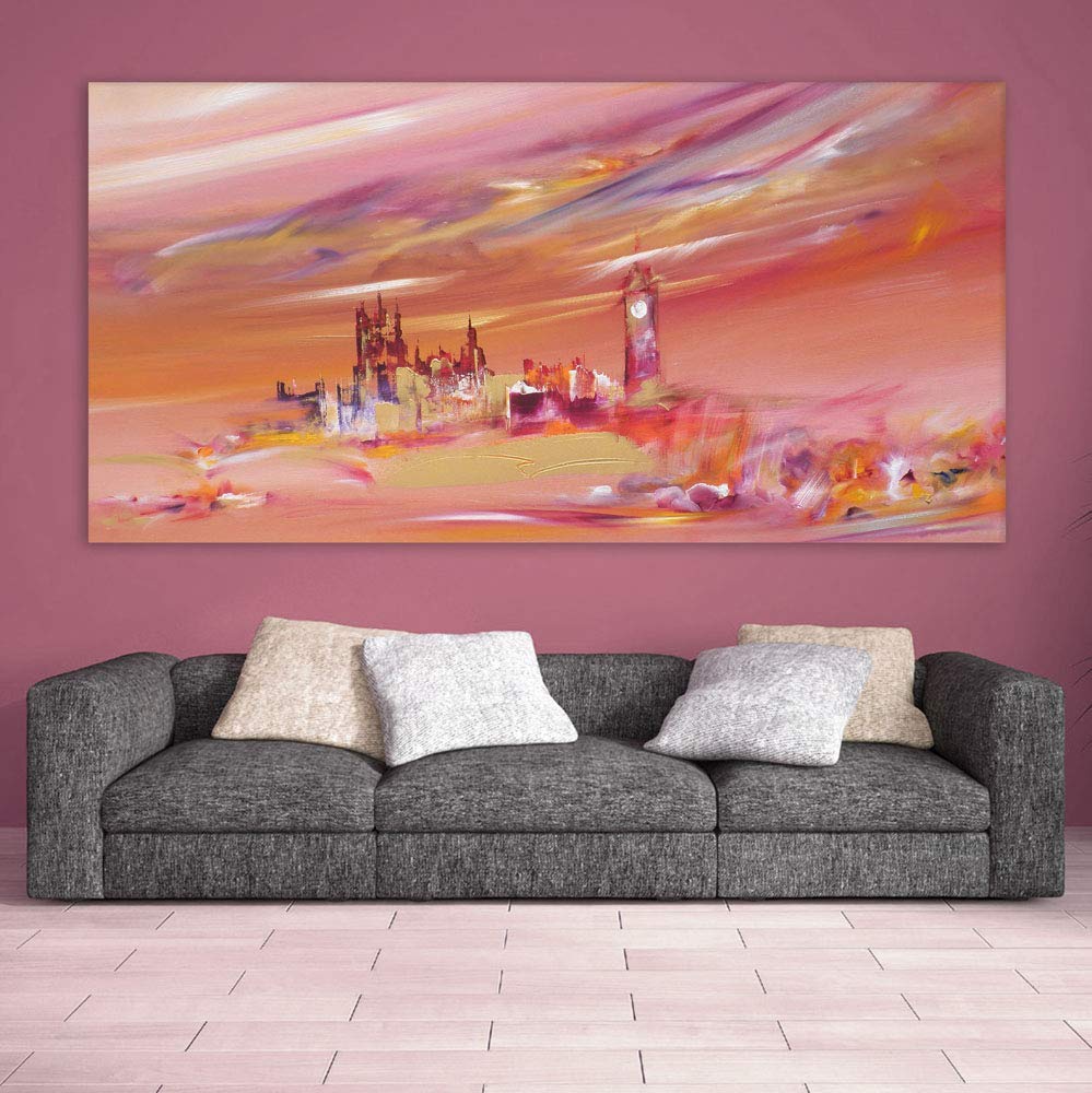 City of Dreams-tastic Canvas That'll Make Your Walls Jealous - Framed Wall Art (85x40.5cm)