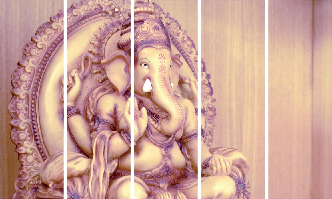 Ganesha-tastic 5-Panel Framed Wall Art That'll Bless Your Walls