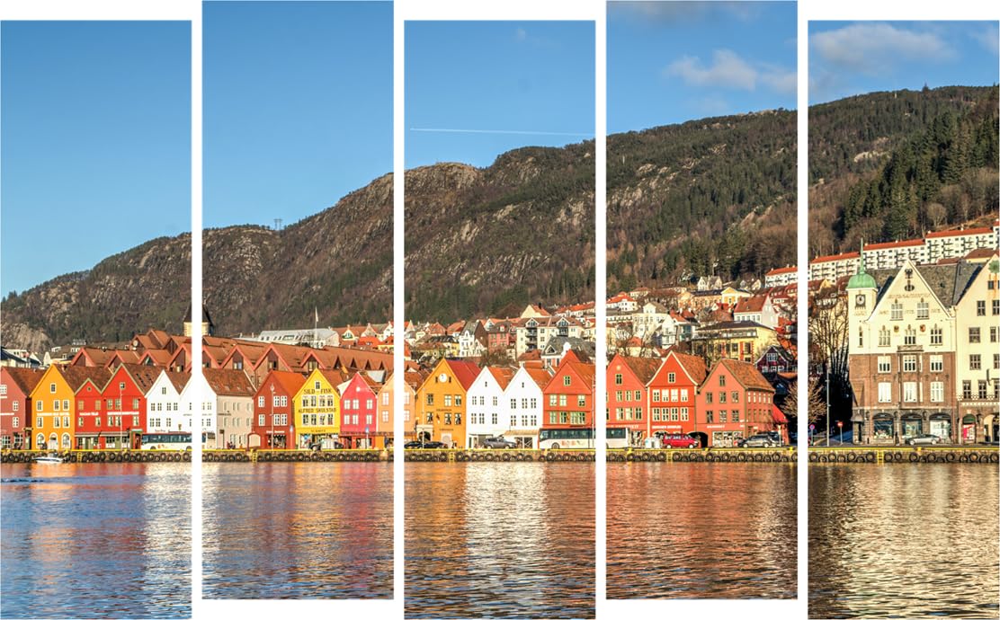 Euro-tastic 5-Panel Framed Wall Art That'll Make Your Walls Wander