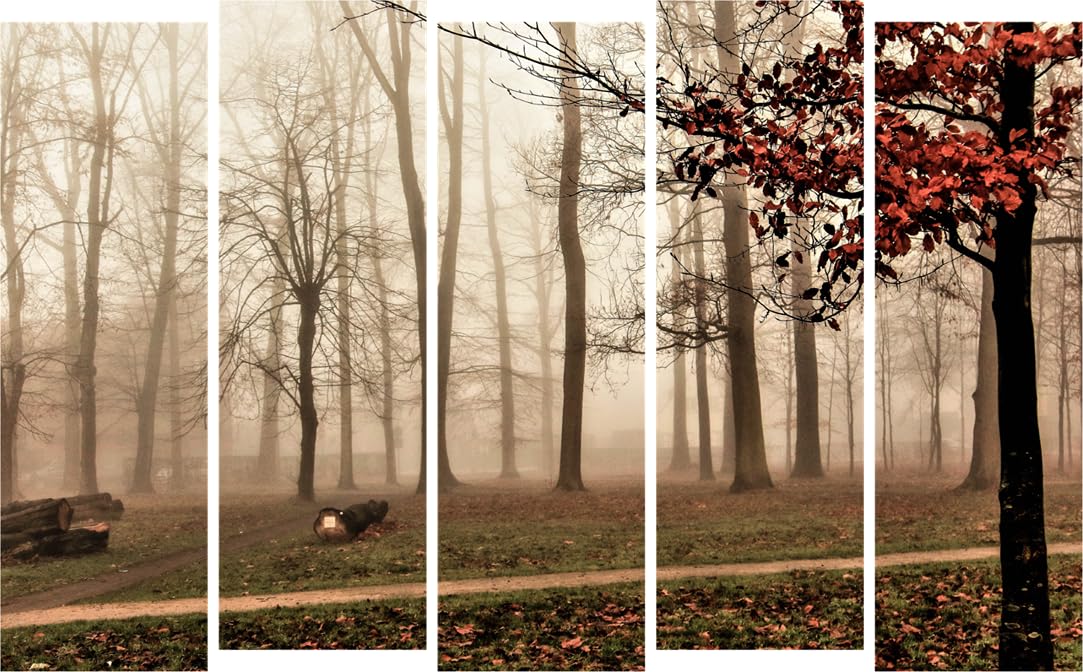 Snow-tacular Multi-Frame Winter Photography Wall Art That'll Warm Your Walls - Framed Elegance (127x76cm)