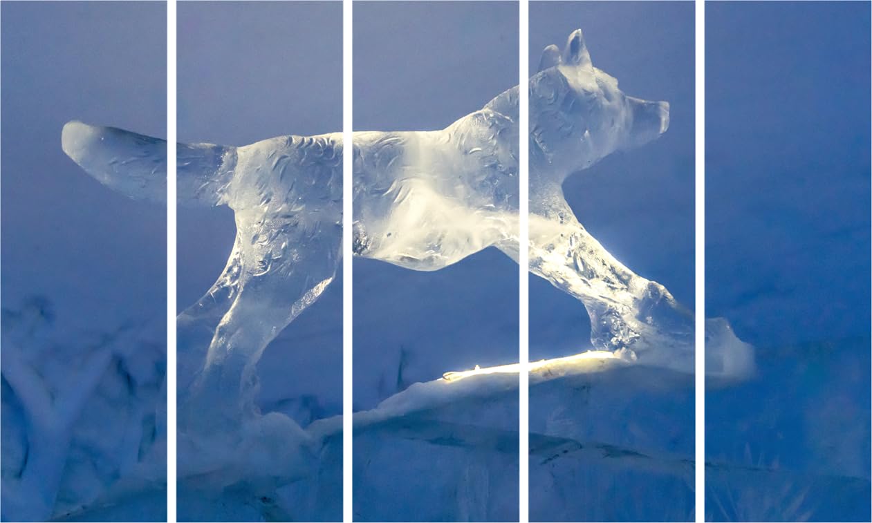 Ice Ice Baby 5-Panel Framed Wall Art That'll Chill Your Space