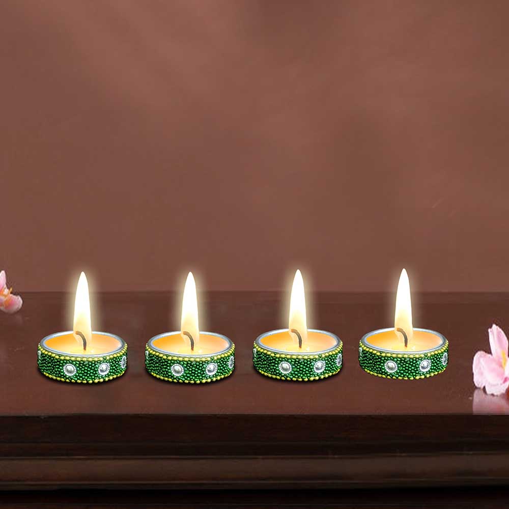Pack of 4 Fancy Tea Light Holders