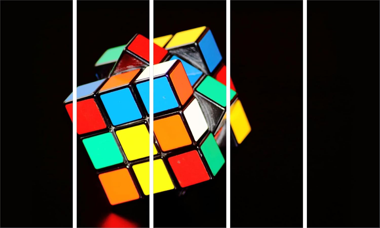 Rubik-tastic Photographic Pop: Multi-Frame Rubik Cube Framed Wall Art