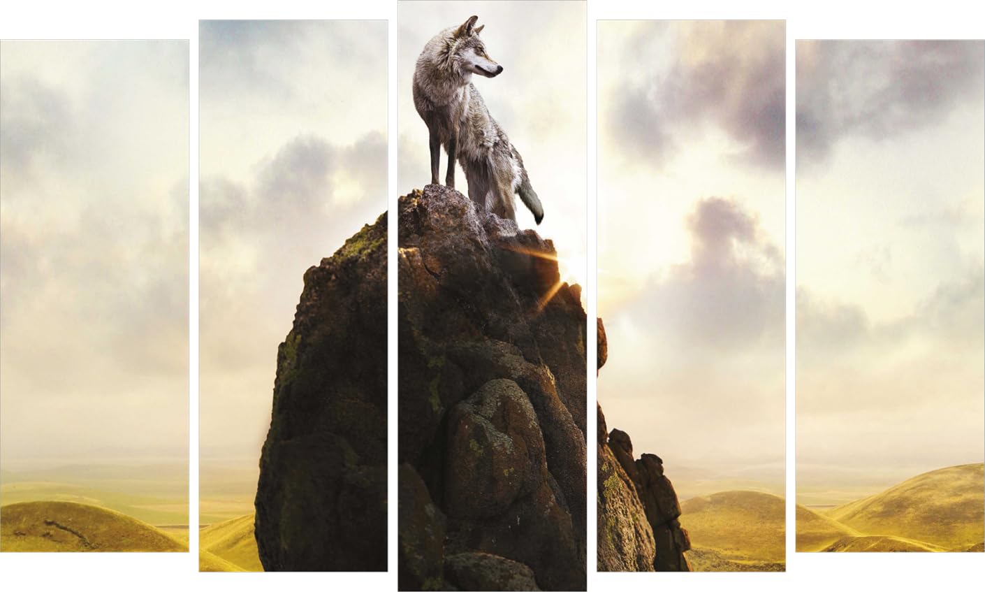 Howl Your Walls into the Wild: Framed Wolf Pack Wall Art Multiframe Marvel