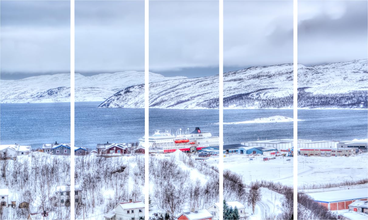 Rooting for Nature: 5-Panel Framed Wall Art Thatll Grow on You (127x76cm)