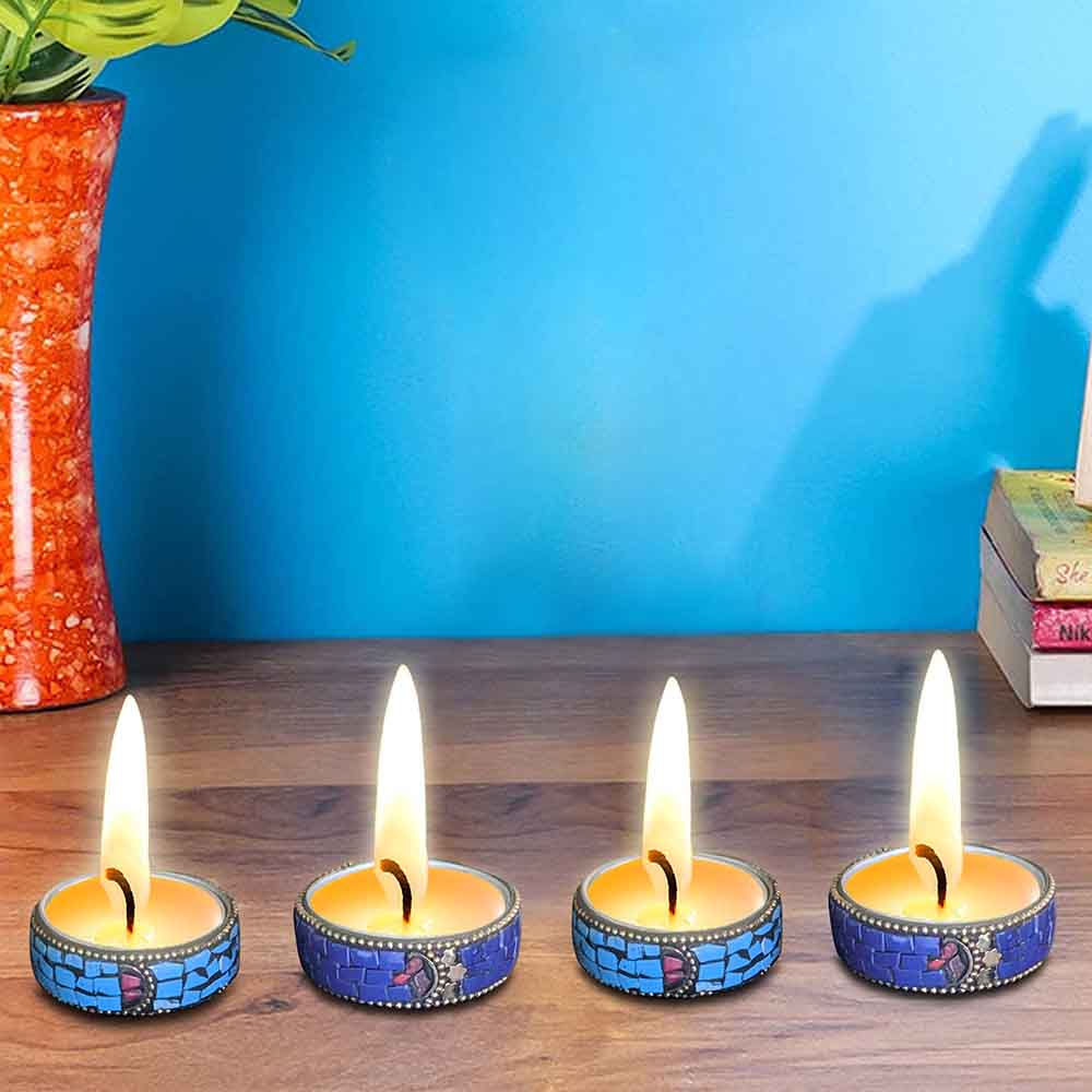 Pack of 4 Fancy Tea Light Holders
