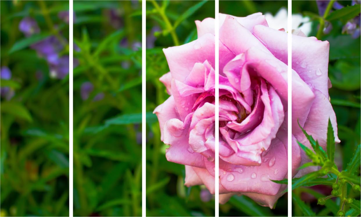 Flower-splosion Framed Multi-Panel Wall Art to Make Your Space Blossom