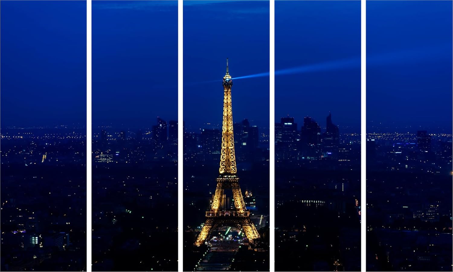 Eiffel Me Impressed 5-Frame Wall Art That'll Tower Over Boring Walls