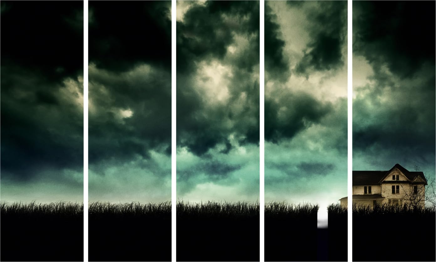 Scenic Snapshots: 5-Panel Photography Framed Wall Art Fiesta (150x76cm)