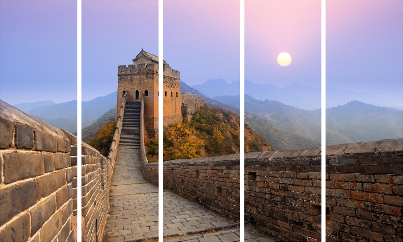 Great Wall-tastic China Canvas That'll Fortify Your Walls - Multi-Panel Framed Wall Art (150x76cm)