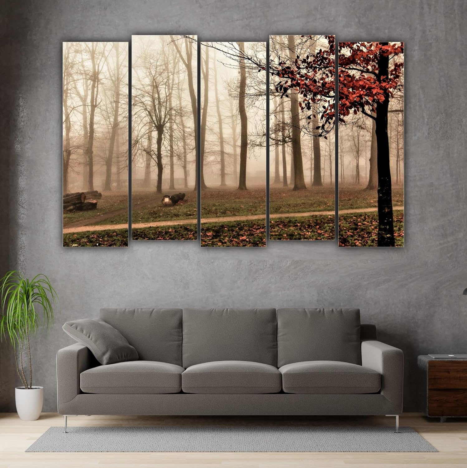 Close-up of framed winter photography panel from the Snow-tacular Wall Art set