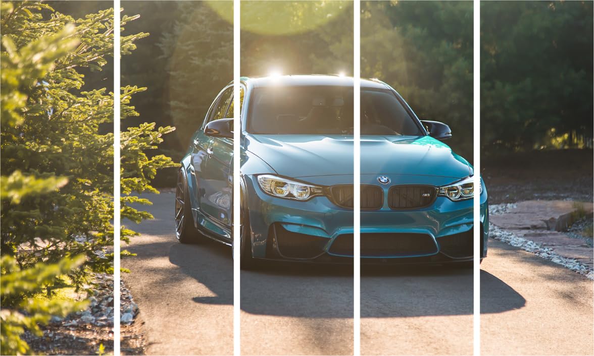Car-nival on Your Wall: Framed Car Transport Wall Art That'll Drive Your Decor Wild (127x76cm Multi-Frame)