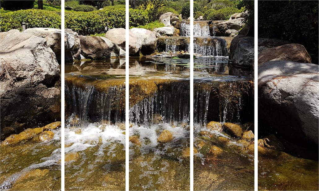 Forest-fresh MultiPhoto Framed Wall Art That'll Make Your Walls Go Wild - 5-Panel Nature Photography Display (150x76cm)